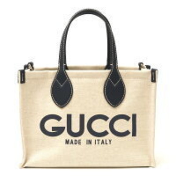 Gucci Handbags - Gucci Tote Bag FACVW Handbag GG Supreme Leather Beige